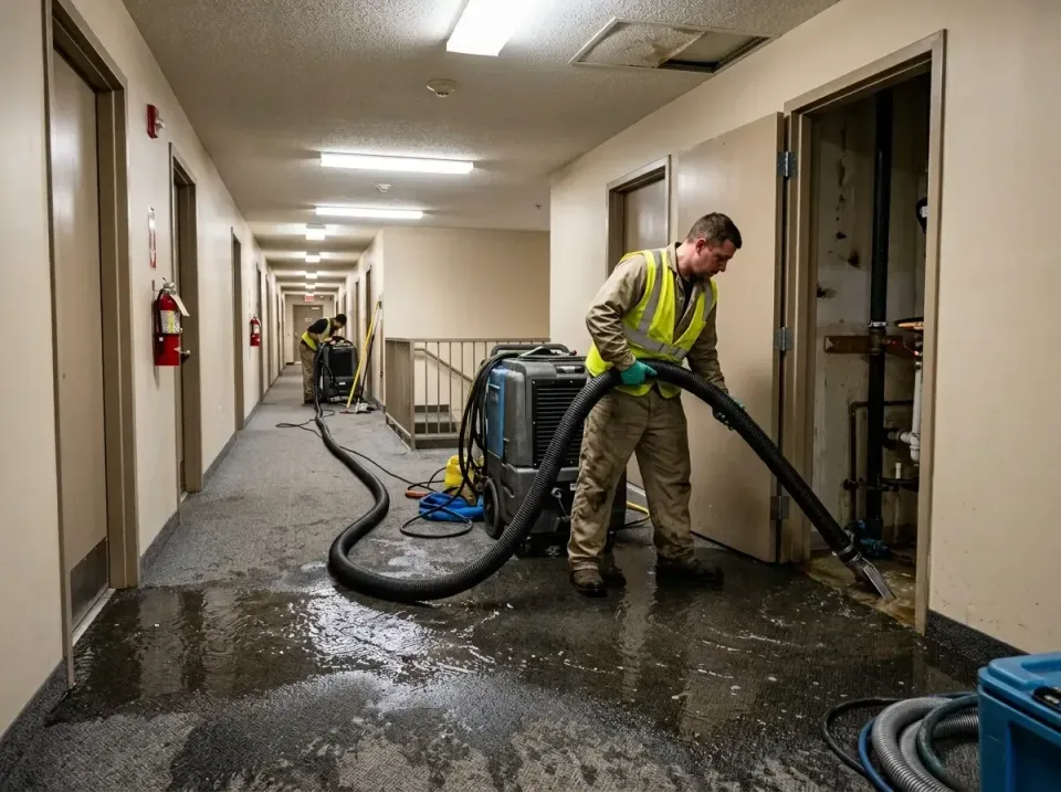 multi-unit-apartment-hallway-f-005 — frequently asked questions, Emergency Burst Pipe Water Extraction & Removal in Gloucest…